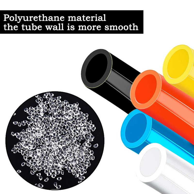 Joywayus 8mm x 5mm Pneumatic Tubing Air Compressor Tubing PU