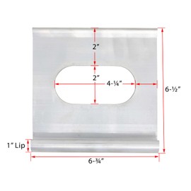 Mytee Products Reitnouer J-Plate Aluminum Extruded Tie-Down 6700 Lbs WLL (4 Pack)