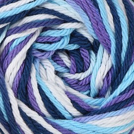 Bulk Buy: Lily Sugar 'n Cream 100% Cotton Yarn (2-Packs) ~ Ombres, Scents, Stripes, Twists ~ 3 oz. Super Size Skeins (Moondance SS #19135)