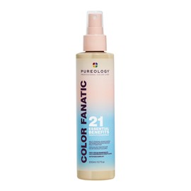 Pureology Color Fanatic Multi-Tasking Leave-In Spray, 21 Benefits for All Hair Types, Heat Protection, Detangling & Frizz Control, Infused with Coconut & Camellia Oils, Color Safe, Vegan, 6.7 Fl Oz