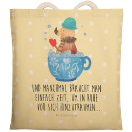 Mr. & Mrs. Panda Shopping Bag Night Moth Bubble Bath Gift Toilet, Bag Bag, Good Mood, Goals, Animal Motifs, Carry Bag, Shoulder Bag, yellow