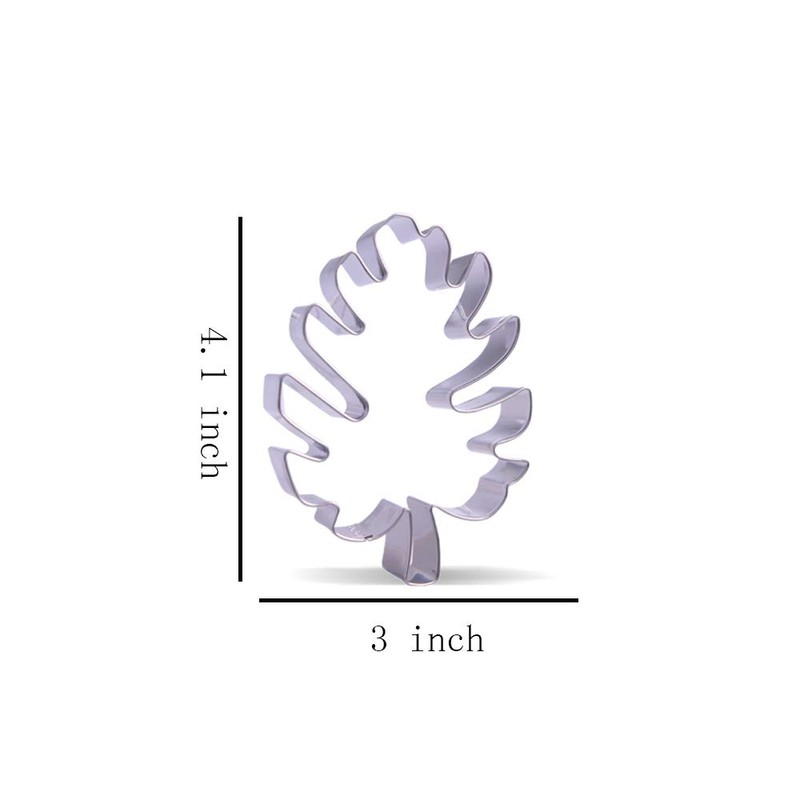 Large Tropical Cookie Cutter Set - 10 Piece - Stainless