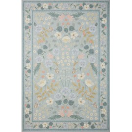 Loloi Rifle Paper Co Cotswolds Sky 2'-6" x 7'-6" Runner Rug