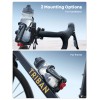 Lamicall BCSW01 Waterproof Plastic Bike Water Bottle Holder Non-slip Rubber
