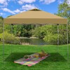 GDY 10x10 Pop Up Canopy Tent with Vents, 3 Adjustable