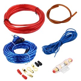 BUGUUYO Car Amplifier Wiring Kit Subwoofer Installation for Easy Audio Upgrades Durable Materials Stable Connection for Exceptional Bass Performance
