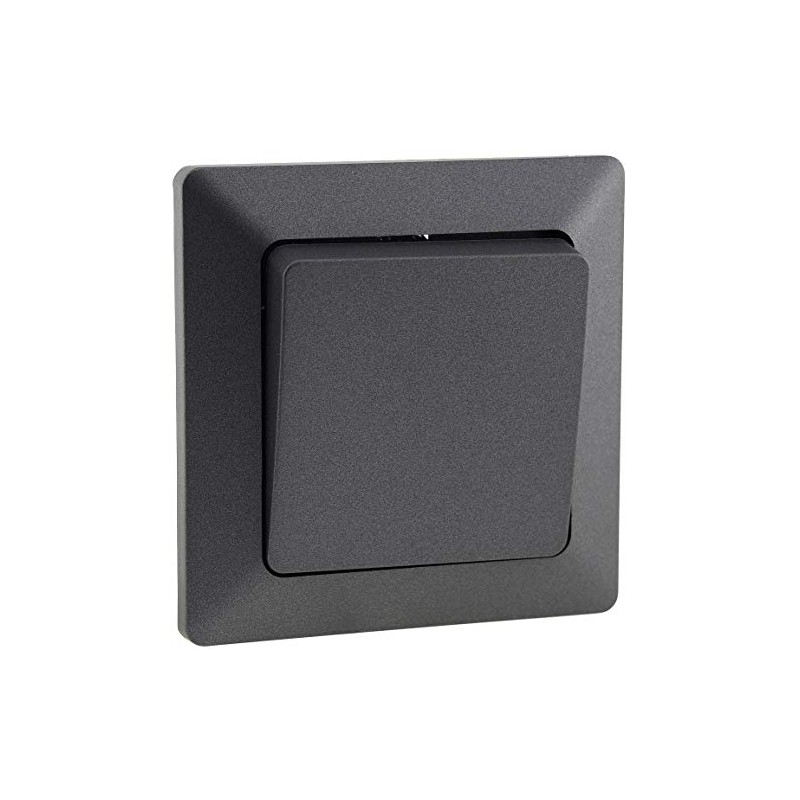 Milos Socket Switch Button Sets I Anthracite