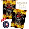 USBrotherhood Bravery Firefighter House Flag Pack Armed Forces Firefrighter Fireman