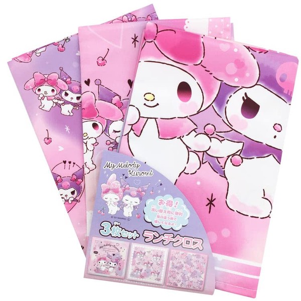 Salonge My Melody & Chromi 43601 Napkin Set of 3