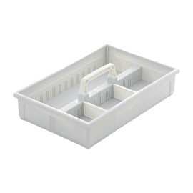 DOITOOL Desktop Storage Box Stackable Desk Organizer Stationery Organiser Sturdy Cosmetics Container Office Home Random Color