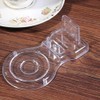 Zmmyr 8 Packs Acrylic Display Stands Tea Cup Saucer European