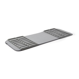 Umbra Shoe Dry, Machine-Washable Multipurpose Drying Mat and Boot Tray for Entryway, Charcoal