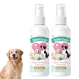 Dentaclean for Dogs & Cat, Advanced Dental Spray, No Brushing, Supports Healthy Gums & Teeth (2Pcs)