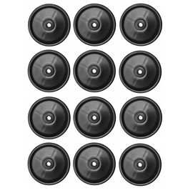 Technology Parts Store 12PK Mower DeckWheel 41434 Compatible with Troy-Bilt Lawn Mowers Bronco, Super Bronco, Super Bronco XP, Pony, Tuffy 42" and 46" Decks