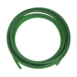 HARFINGTON Polyurethane Round Belts 9mm Dia 16.4ft(5 Meters) Length Rough Surface PU Urethane Belt for Drive Transmission, Green