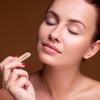 yueton 2Pack Rose Gold Silicone Lip Brush Mini Round Head