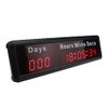 AZOOU 1-inch 9Digits LED Event Timer Countdown/up Clock with Days