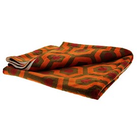 Pop Kulture Vulture The Shining Movie Overlook Hotel Carpet Pattern Novelty Fleece Printed Throw Blanket Home Décor