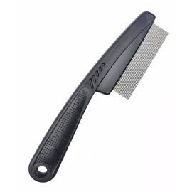 N/A Dandruff Comb Stainless Steel Fine Tooth Hair Comb for Kids and Adults