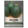 Round Zucchini Seeds for Planting Heirloom, Non-GMO Vegetable Summer Squash