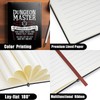 JOHSBYD Dungeon Master Leather Notebook for DM Gift Dungeons and