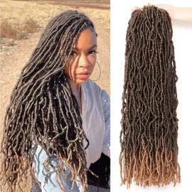 AuHeiAmeri 7 Packs Faux Locs Crochet Hair Extensions for Black Women Butterfly Locs Crochet Hair Soft Locs Crochet Braids Hair Extensions