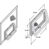 prime-line Products PL 14700 Wicket 6-1/8" X 10-1/8" White Plastic