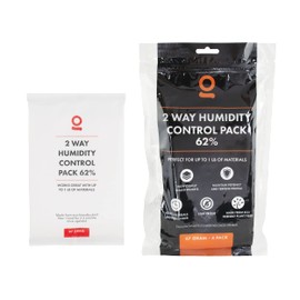 4 Pack of 67 Gram, 62% RH, Two Way Humidity Packs by ONGROK, Individually Sealed to Last Longer, Moisture Packs