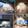 TSUNESLUX Solar Shed Light Motion Sensor Lights Outdoor IP65 Waterproof