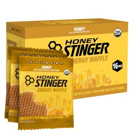 Honey Stinger Waffle de Miel Orgánica, Stroopwafel Energético para Ejercicio, Resistencia y Rendimiento, Nutrición Deportiva para el Hogar y el Gimnas
