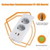 TANXIS Tischplatte Versenkbare Steckdose mit 1 USB und 1 Type-C,