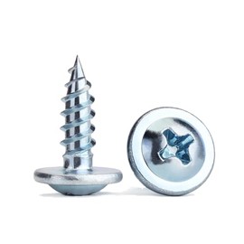 #8 x 1/2" Zinc Plated Phillips Wafer Modified Truss Head Twinfast Point Self Tapping Wood Dura-Screws (1 LB, 290 PCS)