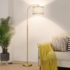 Boncoo LED Floor Lamp Fully Dimmable Modern Standing Lamp Arc