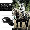 Beavorty 1 Set Viking Waist Belt Pouch Set PU Leather