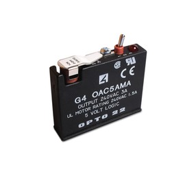 Opto 22 G4OAC5MA G4 AC Output with Manual/Auto Switch, 12-140 VAC, 5 VDC Logic, 4000 Volts I/O Isolation, 12 mA Logic Input Current