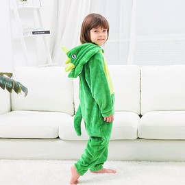 Toddler Dinosaur Costume Boys Rompers Bodysuits One Piece Animal Jumpsuit Kids Christmas Birthday Gift (1-2T)