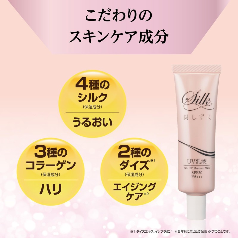 Silk Drops, UV Milky Lotion, 1.1 oz (30 g), Makeup