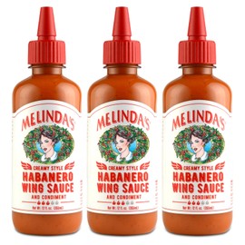 Melinda's - Creamy Style Habanero Wing Sauce - 12oz,3pck