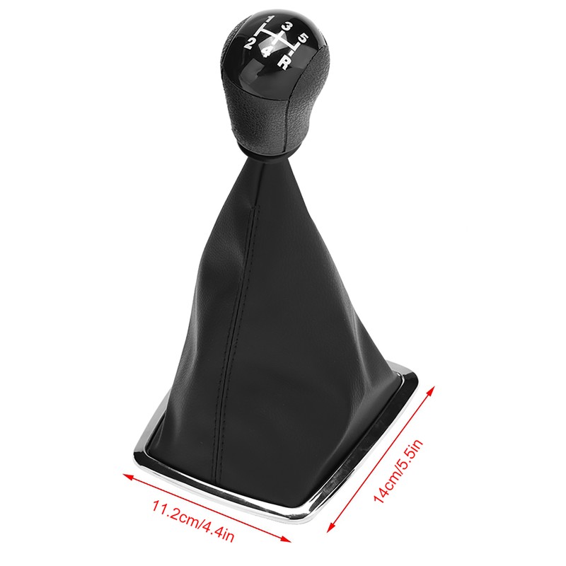 5 Speed Gear Stick Shift Knob Gaiter Boot Cover for