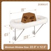 Zakkart Cat Window Perch - 100% Metal Supported from Below