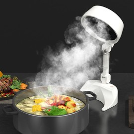 LORESJOY Mini Cooker Hood, Foldable Portable Cooker Hood, Desktop Cooker Hood, Portable Extractor Hood, Mini Extractor Hood, Desktop Extractor Hood for Home, Kitchen, BBQ, Travel