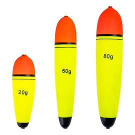 Goture 4 Pieces High Density EVA Floats Fishing, Fishing Floats Fishing Swimming Set, High Visibility Floats Fishing Set, Waggler Floats, Fishing Floats 80 g