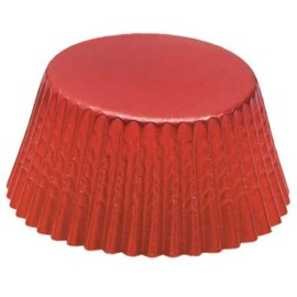 Fox Run 4926 Red Foil Bake Cups, Standard, 32 Cups