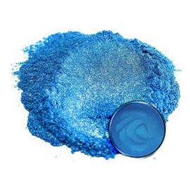 Eye Candy Pigments Premium Blue Mica Powder - Angel Blue (25gr) - for Epoxy, Resin, Soap, Paint, Woodworking, Acrylic Pouring, Bath Bombs, Fishing Lures - DIY Arts and Crafts Additive