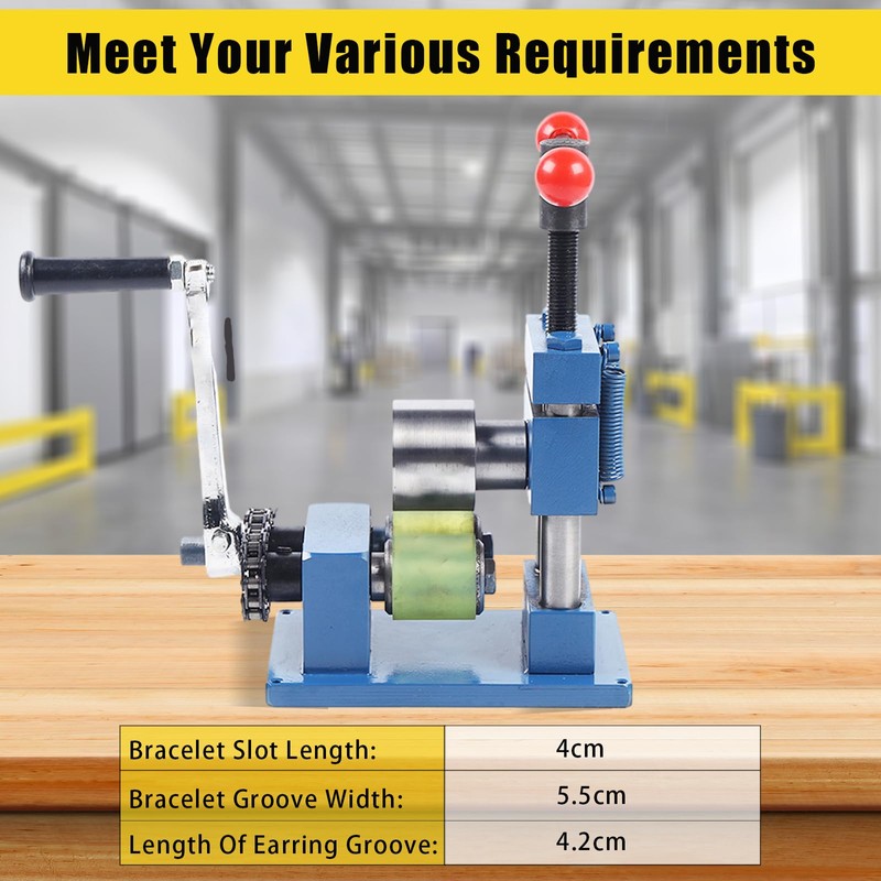 LIAPDG Jewelry Bending Machine, Adjustable Ring Bending Tool Manual Spoon