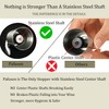 Pafusen Wine Stoppers Set of 2, Stainless Steel Wine Bottle