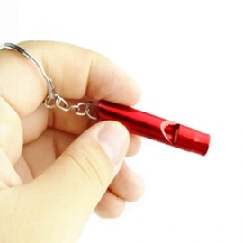 Portable Mini Whistle for Referee & Camping Safety Helmet Whistle 6ea