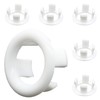 Cionyce 6 Pcs Sink Overflow Ring, Bathroom Sink Overflow Cover