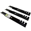 MaxPower 561156XB 3 Commercial Mulching Blade Set for 54" Hustler