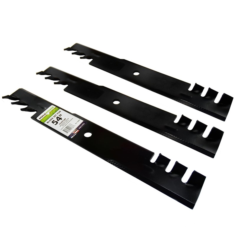 MaxPower 561156XB 3 Commercial Mulching Blade Set for 54" Hustler